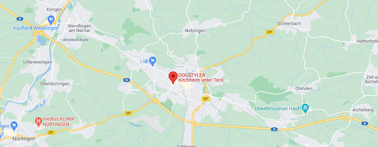 Navigate now directly to DOGSTYLER-Kirchheim unter Teck